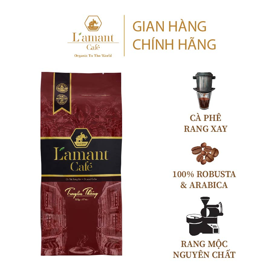 Cà phê Lamant truyền thống (500gram)
