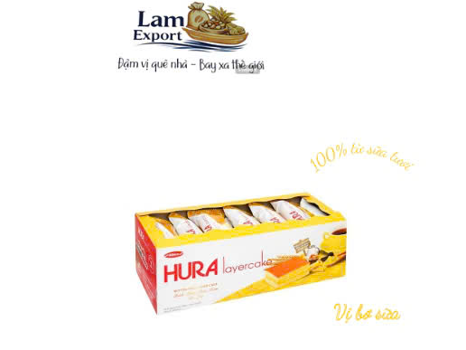 Bánh Hura layercake vị bơ sữa