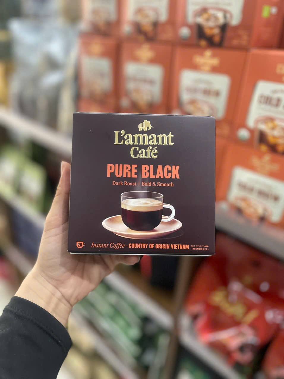 Cà phê Lamant Pure Black