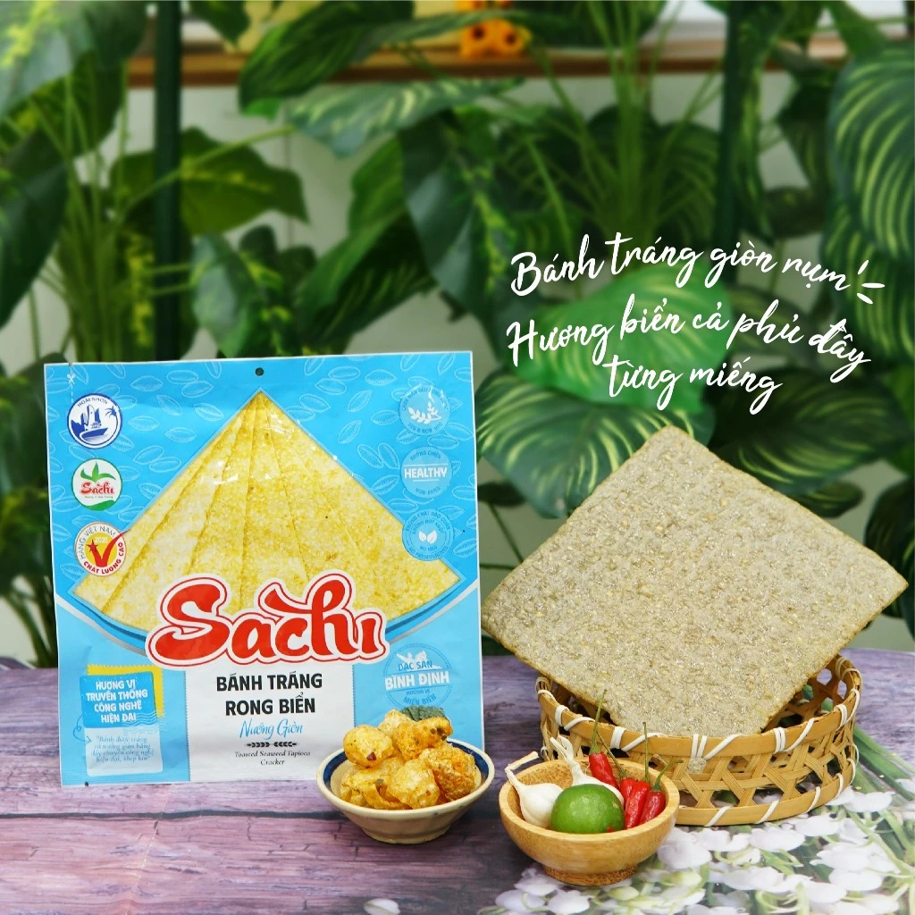 Bánh Tráng Nướng Giòn Sachi Vị Rong Biển 70G