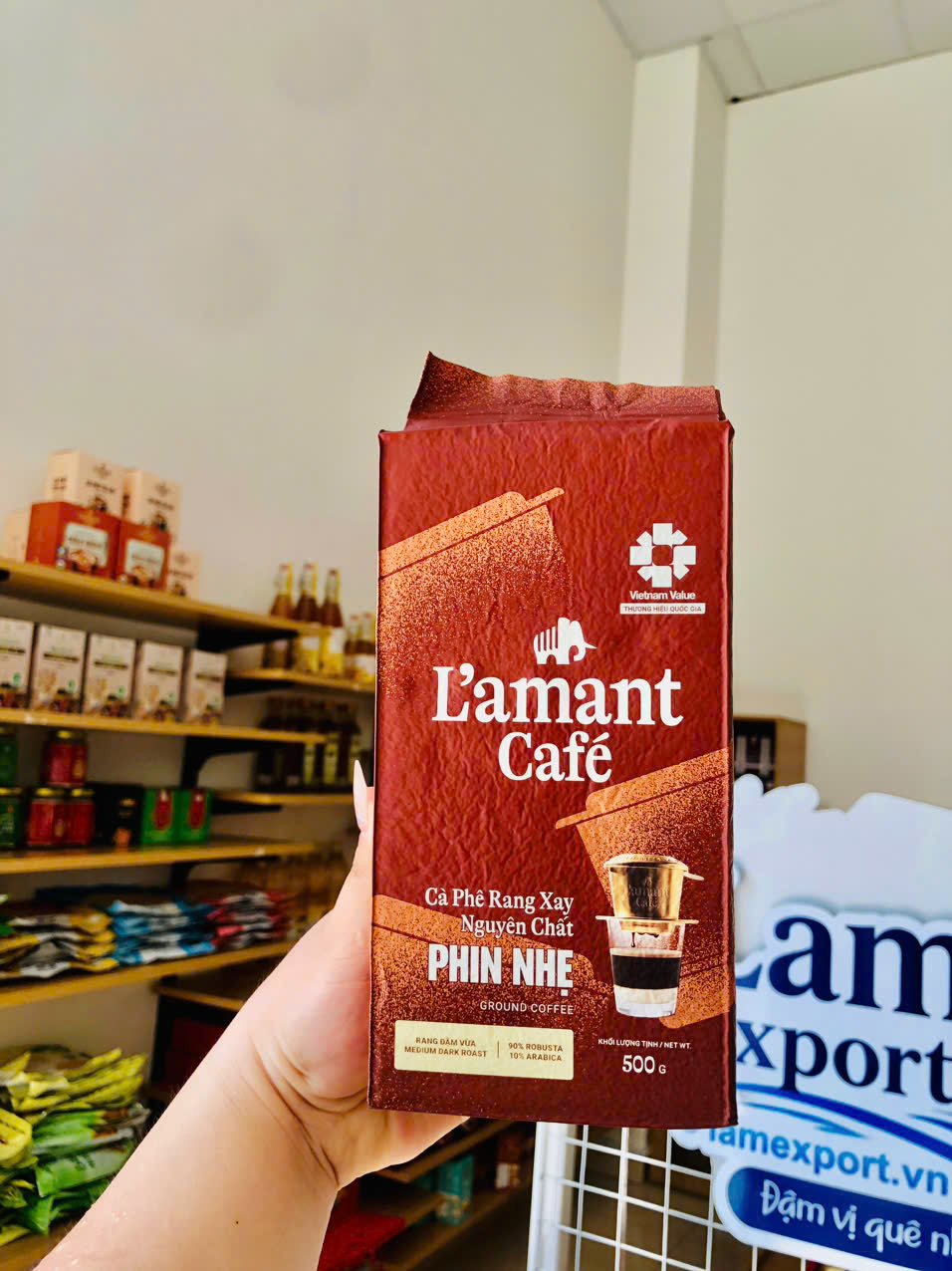 Cà phê Lamant phin nhẹ (500gram)