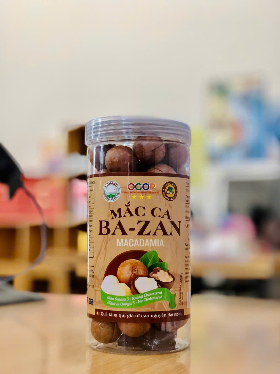 Hạt Macca BA-ZAN (490g)