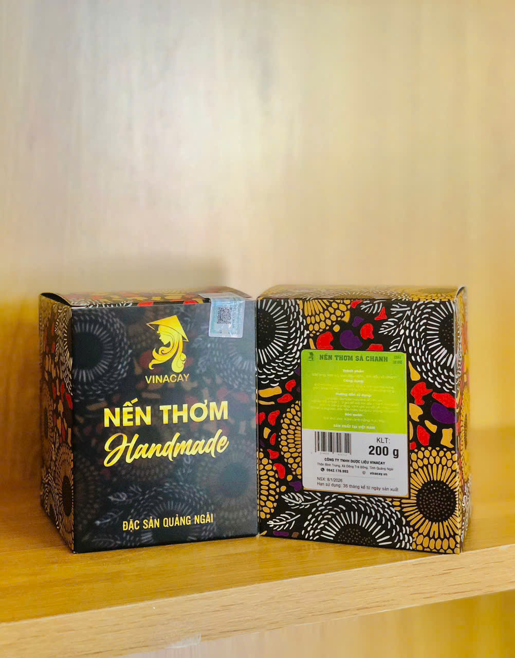 Nến thơm sả chanh 200G