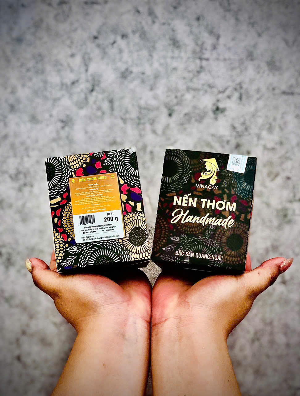 Nến thơm gừng 200G