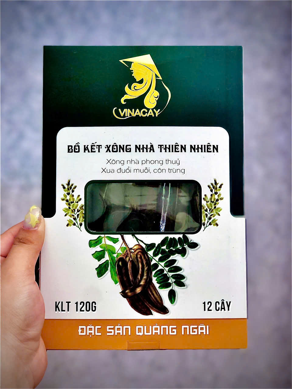 Bồ kết xông nhà 120g (12cây)